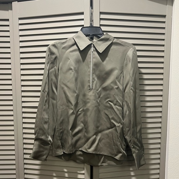 Club Monaco Zipper Front Shirt - Picture 4 of 9